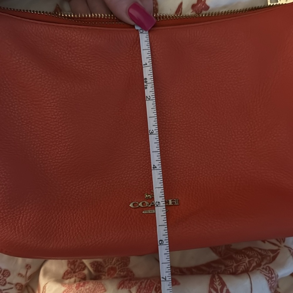 Coach Vibrant Orange Shoulder Bag - Picture 6 of 9